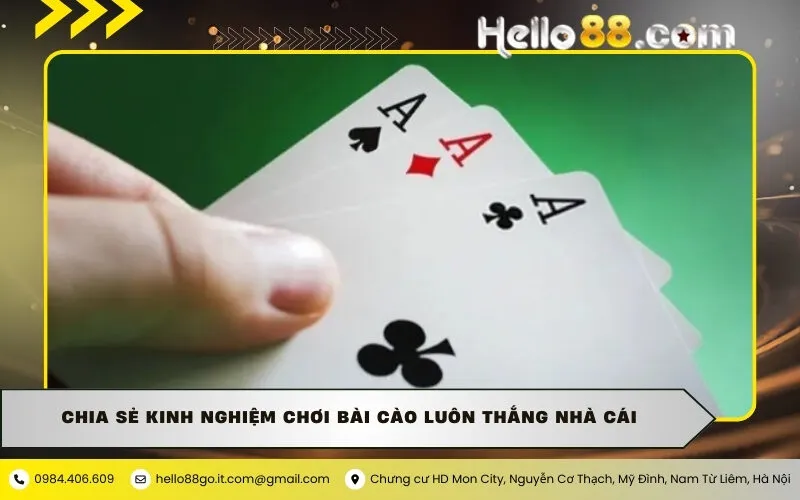 Chia Sẻ Kinh Nghiệm Chơi Bài Cào Luôn Thắng Nhà Cái