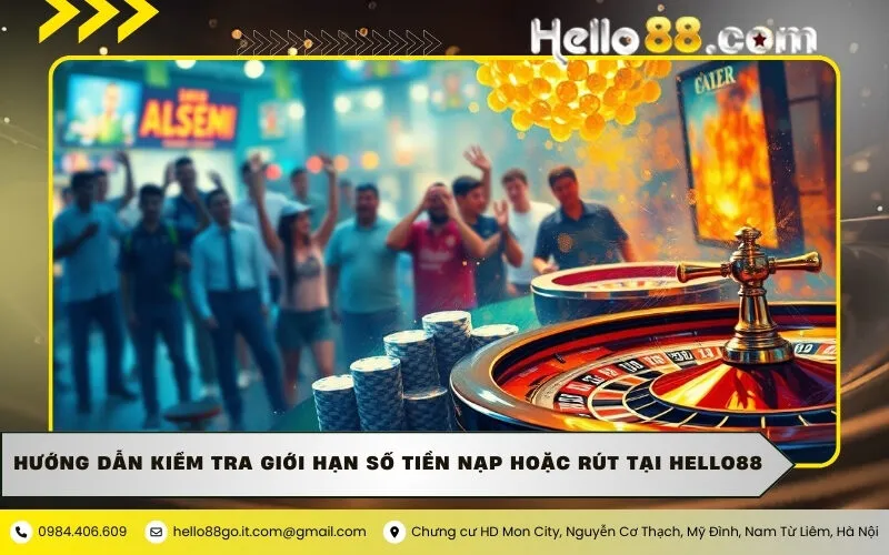Hướng dẫn kiểm tra giới hạn số tiền nạp hoặc rút tại Hello88