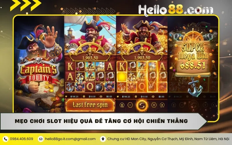 Mẹo chơi slot hiệu quả để tăng cơ hội chiến thắng