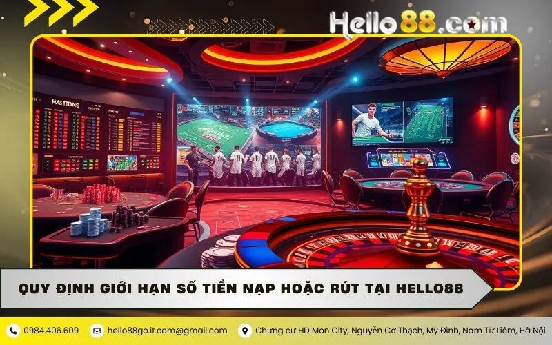 Quy Định Giới Hạn Số Tiền Nạp Hoặc Rút Tại Hello88