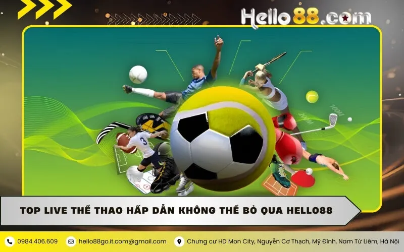 Top Live Thể Thao Hấp Dẫn Không Thể Bỏ Qua Hello88